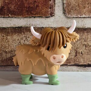 Bath & Body Works Pocketbac Hand Sanitizer Gel Holder Highland Cow - NWT